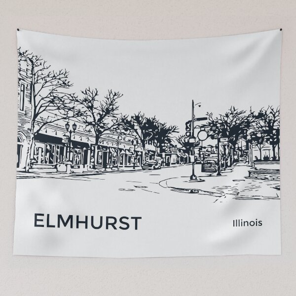 Item preview, Elmhurst Illinois designed and sold by Lakeric Cityscapes.