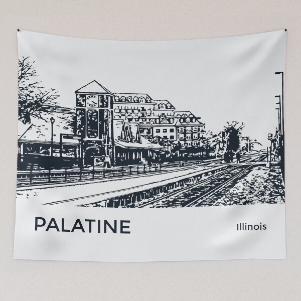 Item preview, Palatine Illinois designed and sold by Lakeric Cityscapes.