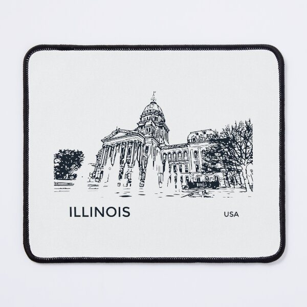 Item preview, Illinois State USA designed and sold by Lakeric Cityscapes.