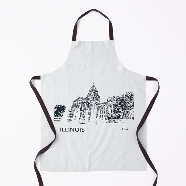 Item preview, Illinois State USA designed and sold by Lakeric Cityscapes.