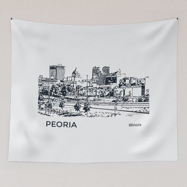 Item preview, Peoria Illinois designed and sold by Lakeric Cityscapes.