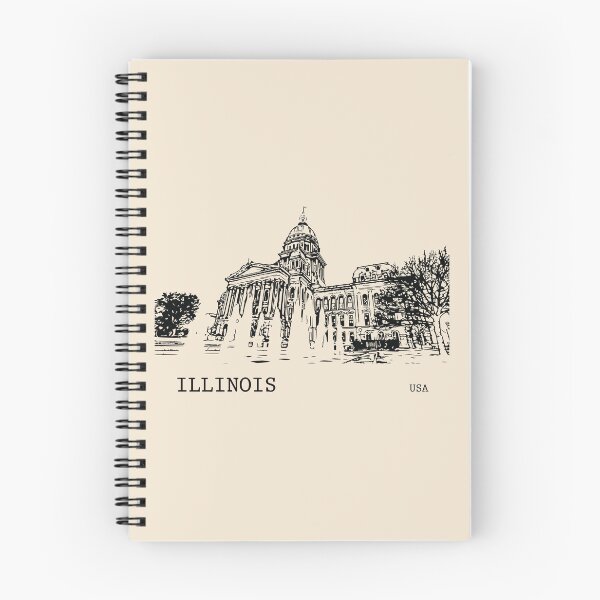 Item preview, Illinois State USA designed and sold by Lakeric Cityscapes.