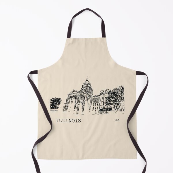 Item preview, Illinois State USA designed and sold by Lakeric Cityscapes.