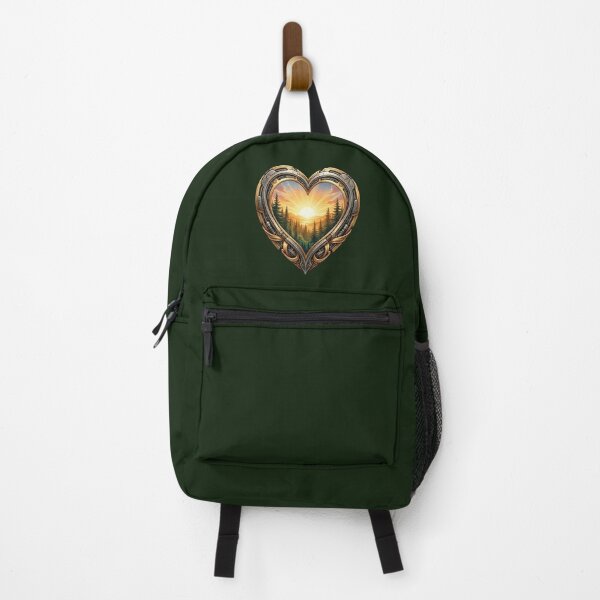 Item preview, GODNA Golden Heart Sunrise Forest Nature Landscape designed and sold by GODNA.