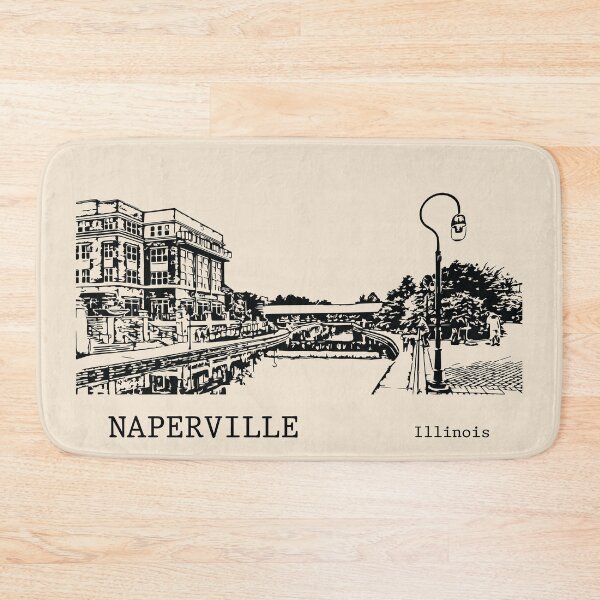 Artikelvorschau, Naperville, Illinois entworfen und verkauft von Lakeric Cityscapes.