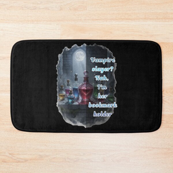 Item preview, Champion of Dark Romance Fun, Vampire Slayer Nah Bookmark Holder Potion Witch Moon Fantasy Art designed and sold by DarkRomanceMom.