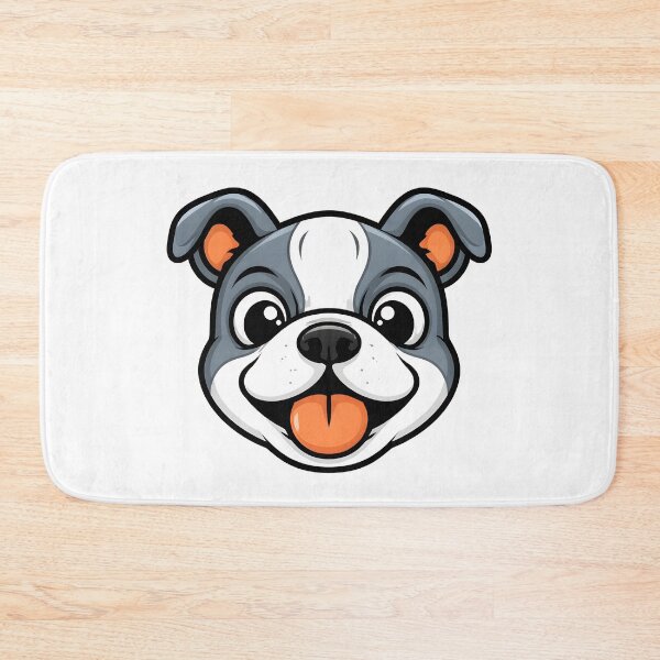 Item preview, Dog Cartoon Face Illustration designed and sold by BulldogLoveClub.
