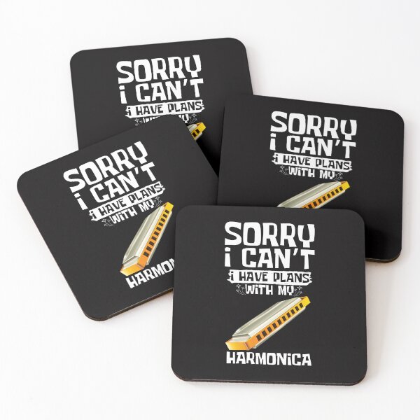 Item preview, Sorry I Can't I Have Plans With My Harmonica designed and sold by WeirdlyRare.