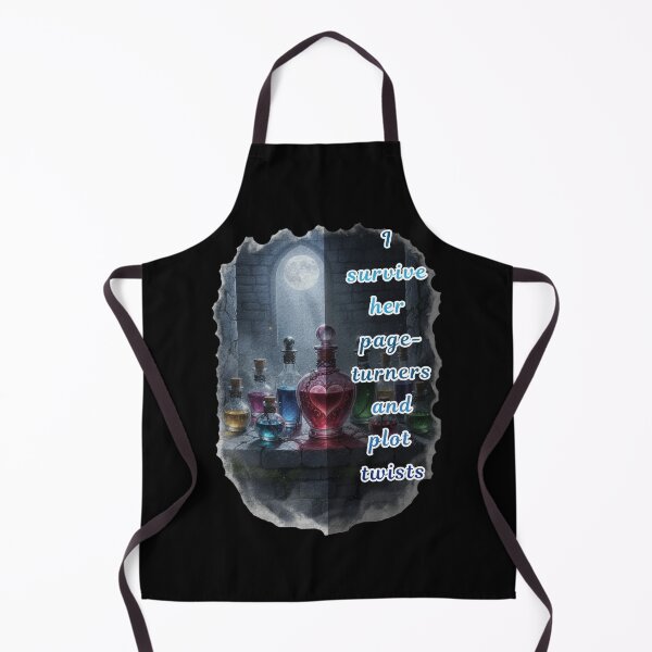 Item preview, Champion of Dark Romance Fun, Survive Page Turners Plot Twists Potion Witch Moon Fantasy Art designed and sold by DarkRomanceMom.