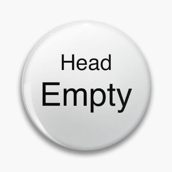 Item preview, Head Empty – Relatable Brain Fog Humor designed and sold by PigeonOfGlory.
