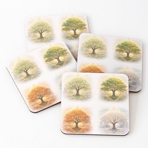 Item preview, Four Seasons Guardian Tree  designed and sold by GeoWild Designs.