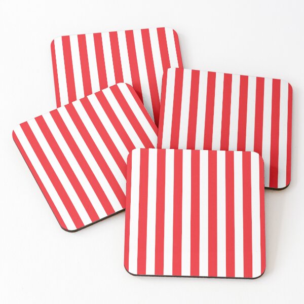Item preview, Red and White Stripe Pattern - Circus Theme designed and sold by iCraftCafe.