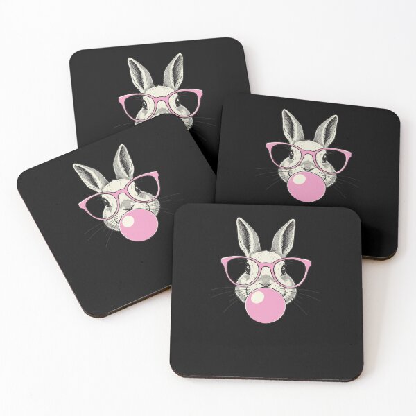 Item preview, Smarty Bunny Bubblegum Pop Easter Animal Lover designed and sold by salmzouriart.