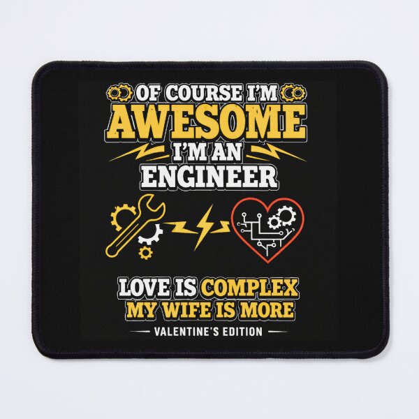 Item preview, Love Is Complex Engineer Valentine Design designed and sold by bebeshoppl.