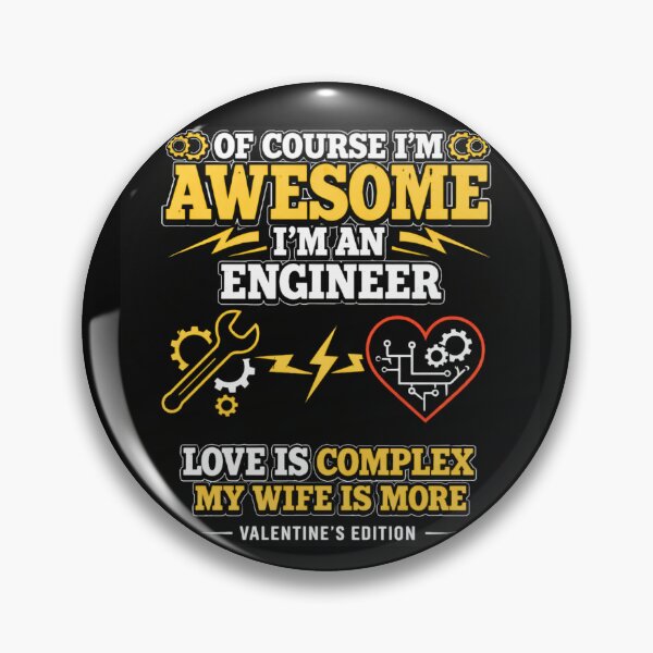 Item preview, Love Is Complex Engineer Valentine Design designed and sold by bebeshoppl.