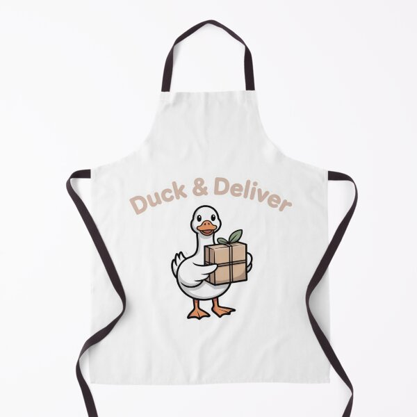 Item preview, Cute Duck Delivery - "Duck & Deliver" Animal Humor Art designed and sold by Designorado.
