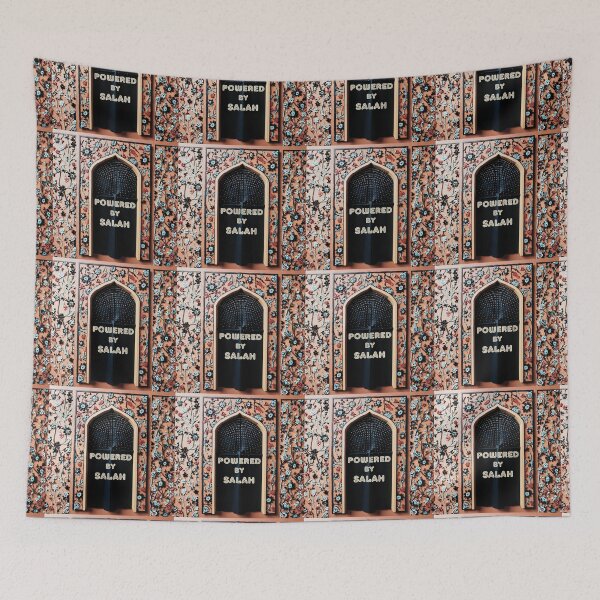 Item preview, Sacred Arch: Floral Mihrab Prayer Rug Art (3D terracotta floral V.1) designed and sold by D-Islamic.