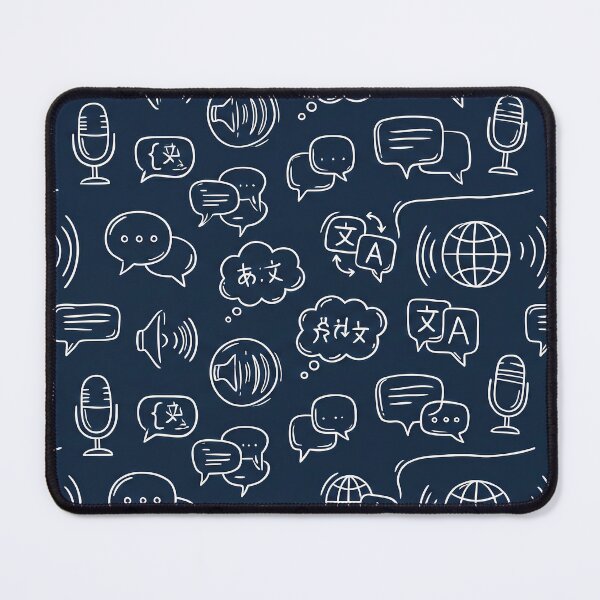 Item preview, Dark Communication Icons Pattern designed and sold by satyamgawali.