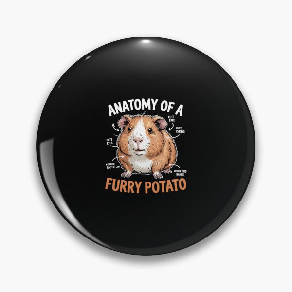 Item preview, Anatomy Of A Furry Potato  Guinea Pig Lover designed and sold by SyntaxClaw.