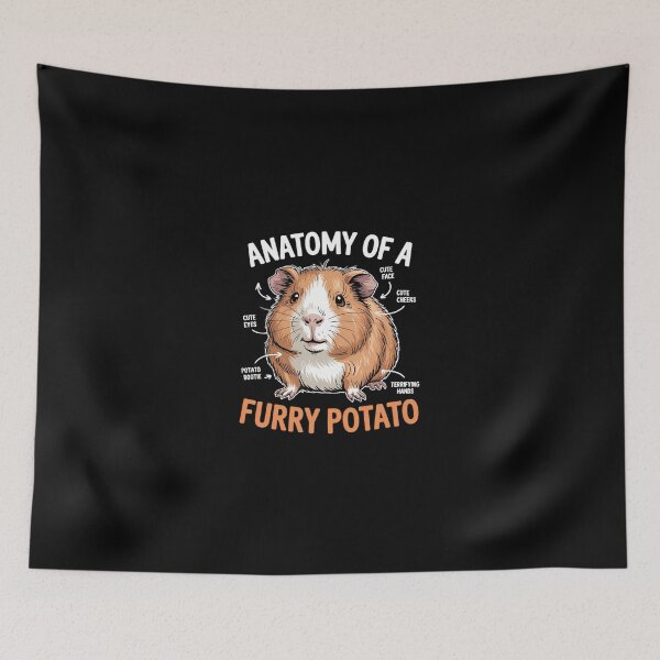 Item preview, Anatomy Of A Furry Potato  Guinea Pig Lover designed and sold by SyntaxClaw.
