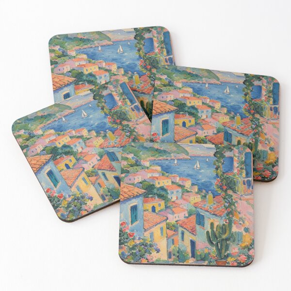 Item preview, Seaside town in the Mediterranean designed and sold by sid1802.