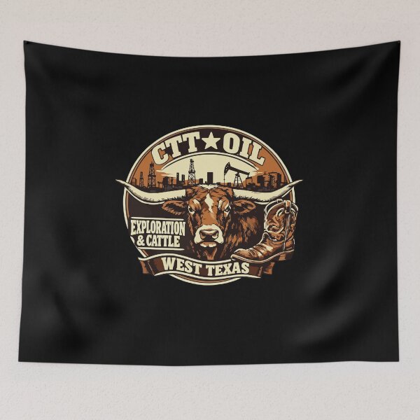Item preview, CTT Oil Exploration & Cattle Company Texas  designed and sold by Evaevonechi.