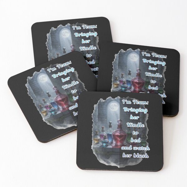 Item preview, Champion of Dark Romance Fun, Team Kindle Bed Watch Blush Potion Witch Moon, Fantasy Art designed and sold by DarkRomanceMom.