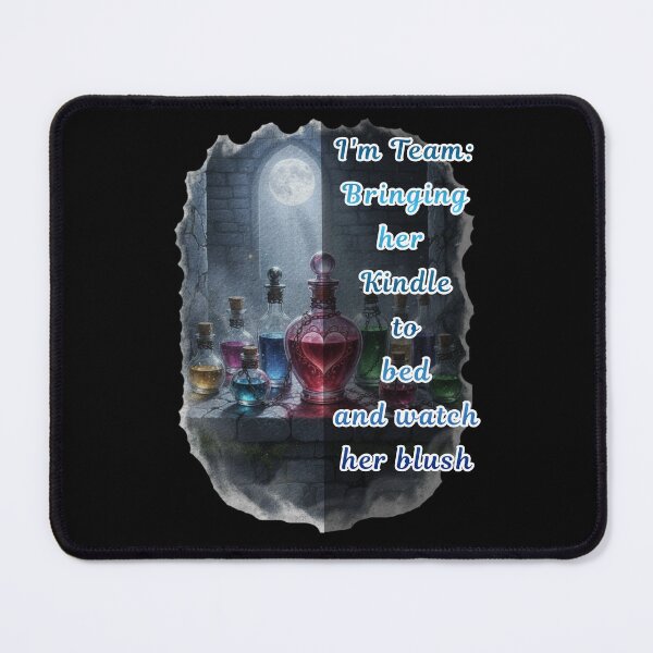 Item preview, Champion of Dark Romance Fun, Team Kindle Bed Watch Blush Potion Witch Moon, Fantasy Art designed and sold by DarkRomanceMom.
