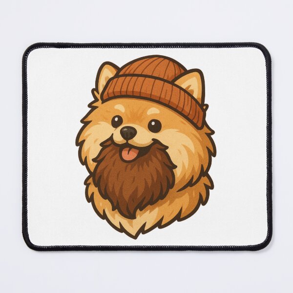 Item preview, Hipster Pomeranian designed and sold by Endless Well Creations.