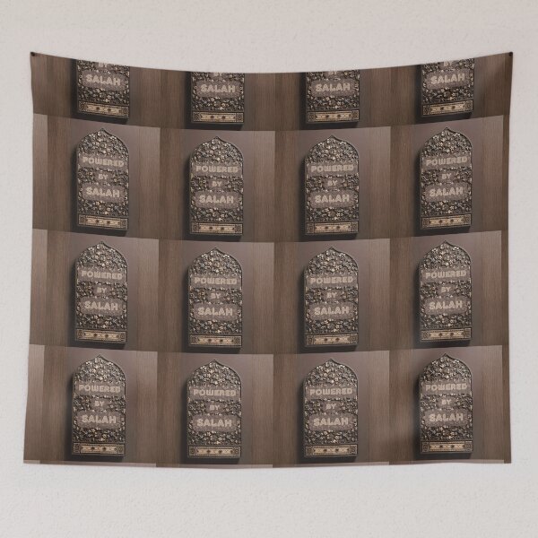 Item preview, Sacred Arch: Floral Mihrab Islamic Prayer Rug Art (3D reliefs in wood V.1) designed and sold by D-Islamic.