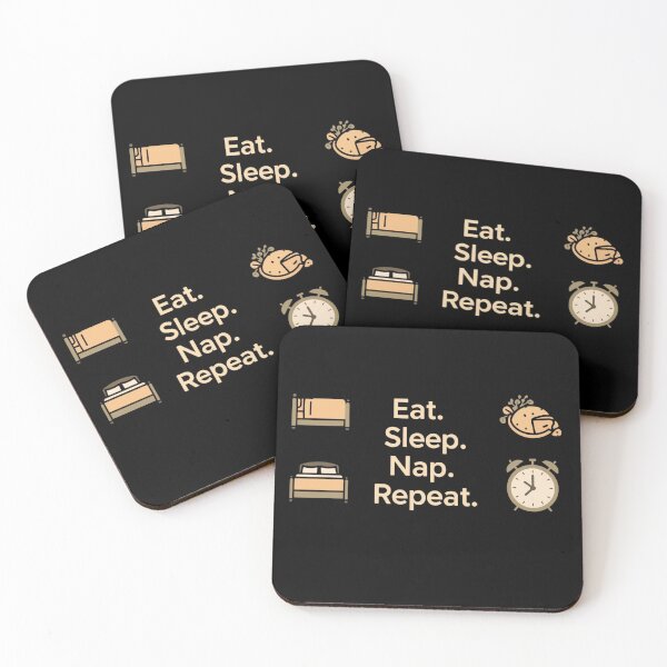 Item preview, Eat. Sleep. Nap. Repeat - happy nap day designed and sold by YourTrendyTees.
