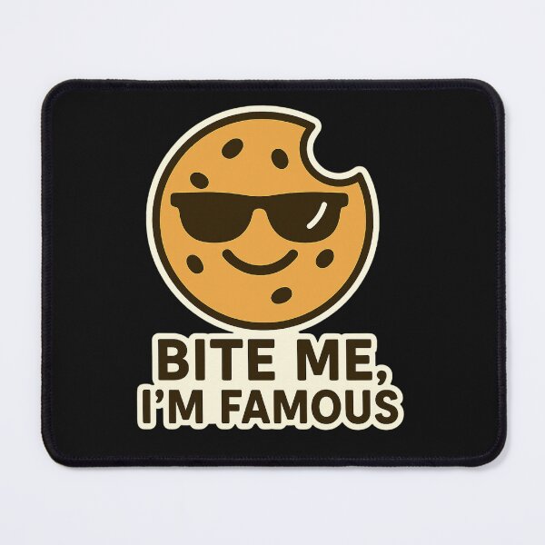 Item preview, Bite Me I’m Famous Cookie Sticker – Funny Crumbl-Inspired Dessert Design designed and sold by Youpiworld.