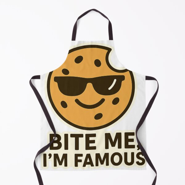 Item preview, Bite Me I’m Famous Cookie Sticker – Funny Crumbl-Inspired Dessert Design designed and sold by Youpiworld.
