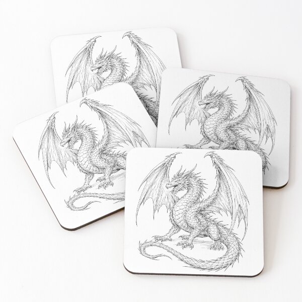 Item preview, Line Art Dragon designed and sold by Rodriguera365.