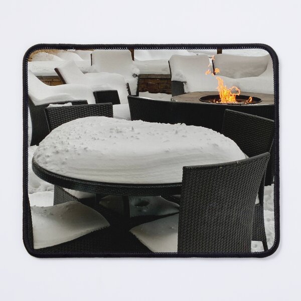 Item preview, Outdoor Patio Covered in Snow designed and sold by richardbryce.