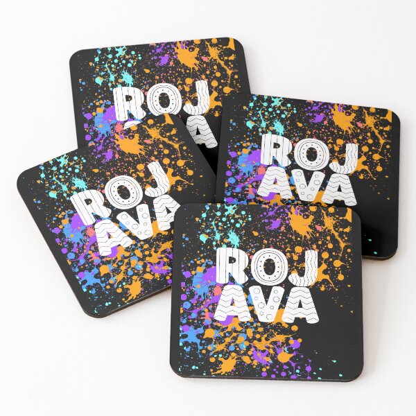 Item preview, Rojava Vibes Paint Splatter Design. Kurdish Statement Streetwear designed and sold by lang-popart.