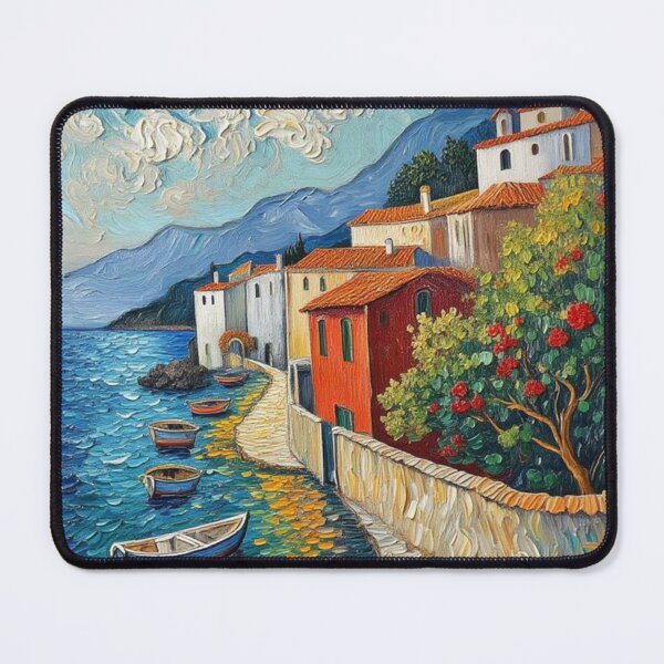 Item preview, Seaside town in the Mediterranean designed and sold by sid1802.