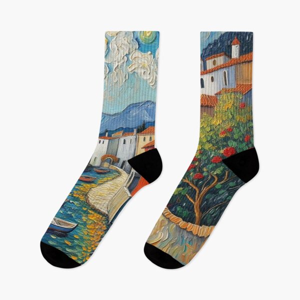 Item preview, Seaside town in the Mediterranean designed and sold by sid1802.