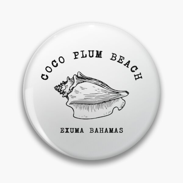 Item preview, Coco Plum Beach - Bahamas (with Black Lettering) designed and sold by VelvetRoom.