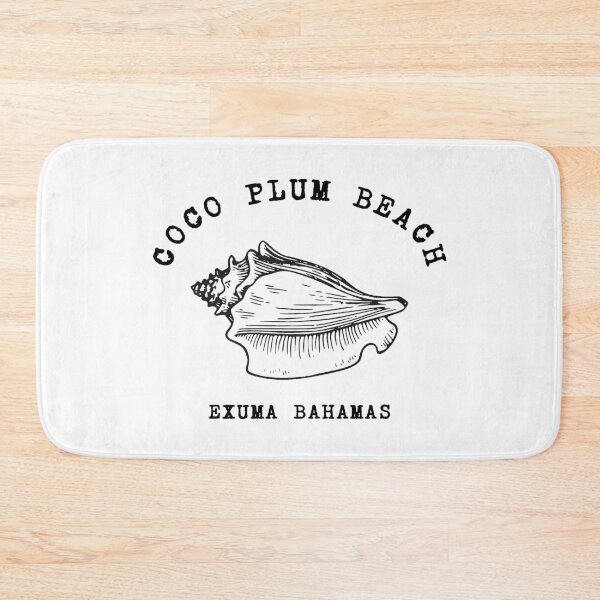 Item preview, Coco Plum Beach - Bahamas (with Black Lettering) designed and sold by VelvetRoom.