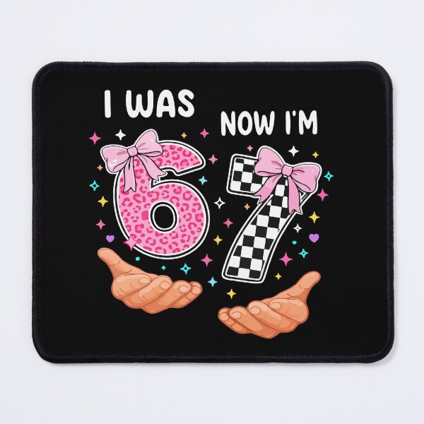 Item preview, I was 6 now I'm 7 cute birthday numbers designed and sold by HandicraftArt.