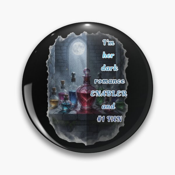 Item preview, Champion of Dark Romance Fun, Dark Romance Enabler #1 Fan Potion Witch Moon Gothic, Fantasy Art designed and sold by DarkRomanceMom.