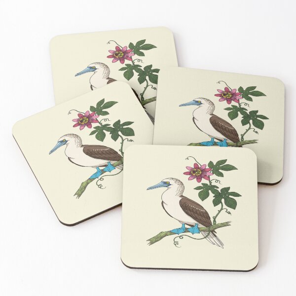 Item preview, Blue Footed Booby Passionflower Vine designed and sold by BirdsnStuff.
