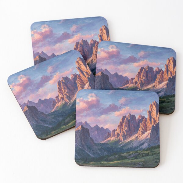 Item preview, Dolomites Alpenglow Sunset designed and sold by MoonzyArt.