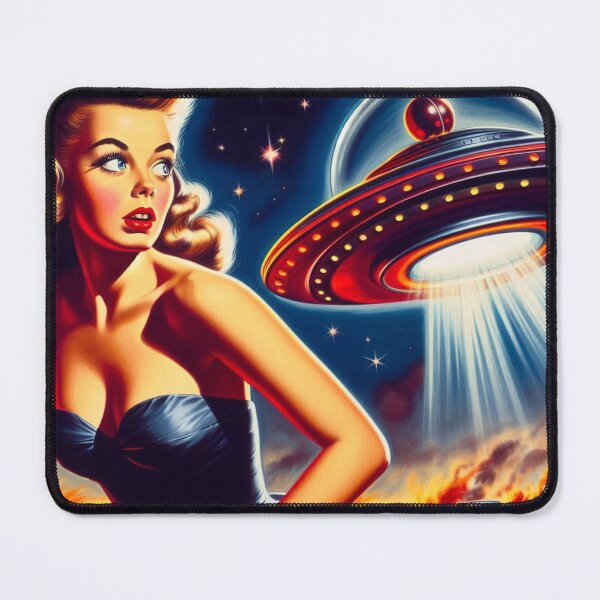 Item preview, Vintage Ufo Girl designed and sold by PulpVintage.
