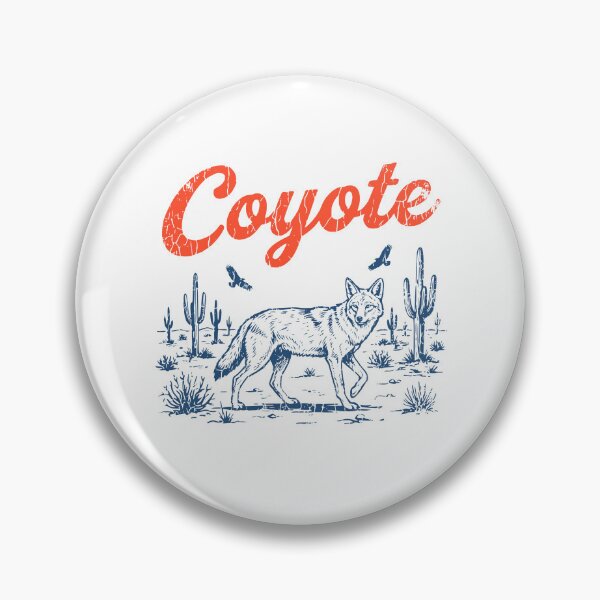Item preview, Vintage Coyote Retro Western Desert 90s Graphic designed and sold by EvrmoodCo.