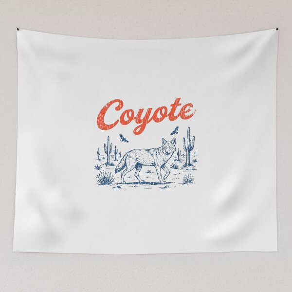 Item preview, Vintage Coyote Retro Western Desert 90s Graphic designed and sold by EvrmoodCo.