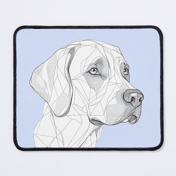 Item preview, Minimalist Low Poly Dog Line Art designed and sold by SyberGen.
