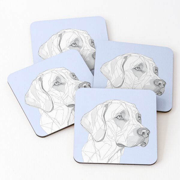 Item preview, Minimalist Low Poly Dog Line Art designed and sold by SyberGen.