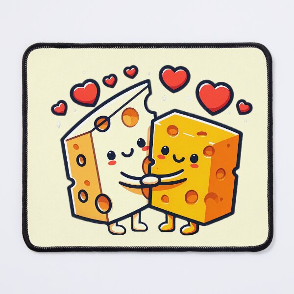 Item preview, Funny Hugging Cheese - You Are My Cheddar Half Valentine designed and sold by GREENZ0NE.